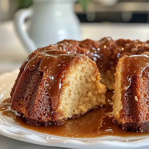 Rum Cake With Rum Butter Sauce Rum Syrup For Cakes, Rum Cake With Rum Extract, Butter Rum Cheesecake, Baking With Rum, Rum Cake Jamaican, Rum Sauce For Cake, Rum Butter Sauce, Rum Cake Glaze, Easy Rum Cake Recipe