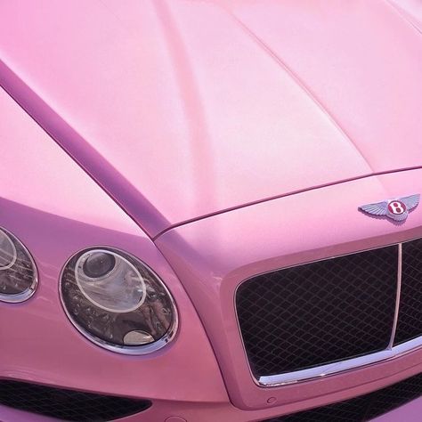 aesthetic pink car y2k | comment 4 cred | #aesthetic #y2k #pink Bentley Aesthetic, Pink Bentley, Sports Car Brands, Barbie Car, Princess Parking, New Sports Cars, Jaguar Xk, Jaguar Car, Jaguar E Type