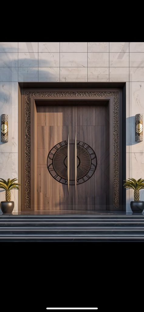 Double Door Entrance Front Entry, Main Door Design Double, Luxury Doors Entrance, Double Door Entryway Exterior, Main Door Frame Design, Latest Main Door Design Entrance, Main Door Double Door Designs, Main Door Design Entrance Modern Luxury, Double Door Design Wood