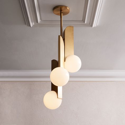 Bower Made a Collection for West Elm, And It's Really Good - Sight Unseen Blitz Design, Lights Hanging, Bedroom Ambiance, Gray Walls, Interior Vintage, Glass Globes, Bulb Light, Glass Light, Elegant Bedroom