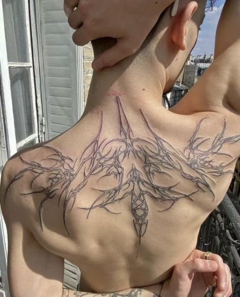 Back Tattoos For Guys Upper, Blitz Tattoo, Aesthetic Tattoo Ideas, Cream Tattoo, Tattoos Meaningful, Upper Back Tattoos, Sigil Tattoo, Mom Tattoo, Sharpie Tattoos