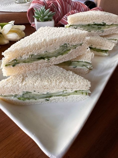 Cucumber And Cream Cheese, Cucumber Cream Cheese Sandwiches, Cream Cheese Cucumber, Cucumber Cream Cheese, Cream Cheese Sandwich, Cucumber Tea, The Tipsy Housewife, Tipsy Housewife, Cream Cheese Sandwiches