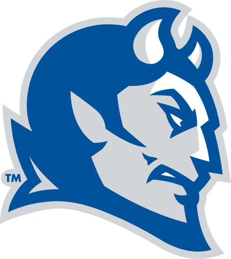 Central Connecticut Blue Devils Secondary Logo (2011-Pres) - Blue Devils Logo, Secondary Logo, Word Mark Logo, Virtual Museum, Sports Logos, Blue Devil, Sports Brands, Sports Logo, Cal Logo