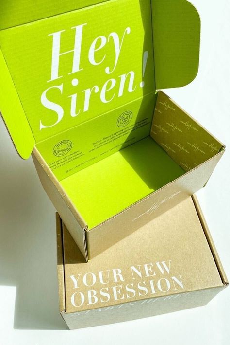 Kraft Mailer Box Design, Shipper Box Design, Branded Box Design, Branded Box Packaging, Custom Box Design, Branded Shipping Boxes, Influencer Box Packaging, Bright Packaging Design, Big Box Packaging