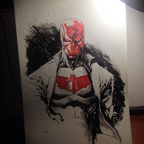 #redhood #jasontodd #rebirth #dccomics Red Hood Tattoo, Red Hood Art, Batman Sleeve, Red Hood Wallpaper, Drawing Kpop, Batman Red Hood, Dc Tattoo, Red Hood Jason Todd, Civil Wars