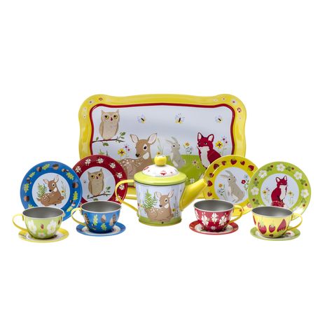 Free 2-day shipping. Buy Schylling Forest Friends Tea Time Set at Walmart.com Childrens Tea Sets, Vintage Forest, Pretend Food, Forest Friends, Toy Kitchen, Best Tea, Play Kitchen, Tea Sets, Forest Animals