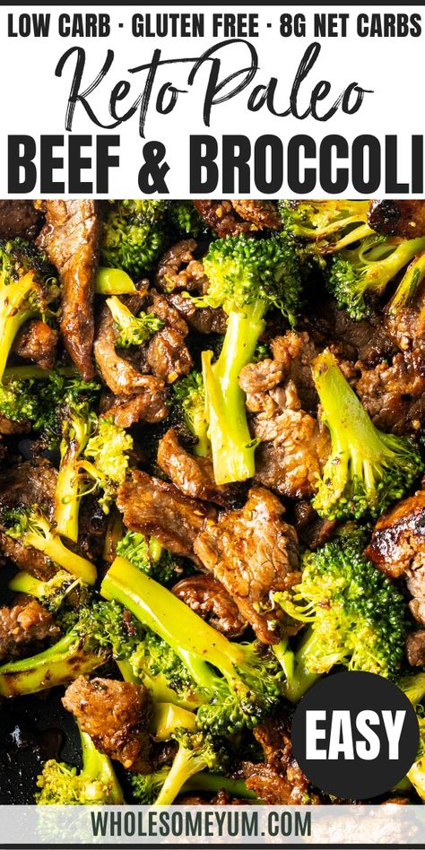 Keto Beef And Broccoli, Healthy Beef And Broccoli, Beef Broccoli Stir Fry, Beef And Broccoli Recipe, Steak And Broccoli, Easy Beef And Broccoli, Beef Stir Fry Recipes, Keto Beef, Keto Beef Recipes