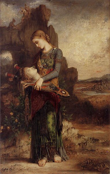 Gustave Moreau, Thracian Girl Carrying the Head of Orpheus on His Lyre Musée Gustave Moreau, Gustave Moreau, Google Art Project, Edouard Manet, Oil Canvas, Piet Mondrian, Alexander The Great, Greek Myths, Caravaggio