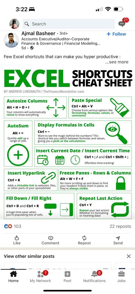 How To Use Excel For Beginners, Work Hacks, Excel Hacks Microsoft, Excel Basics Tips, Excel Tips Cheat Sheets Formulas, Excel Tips Cheat Sheets, Excel Shortcuts For Mac, Learn Microsoft Excel, Excel Shortcuts Cheat Sheets