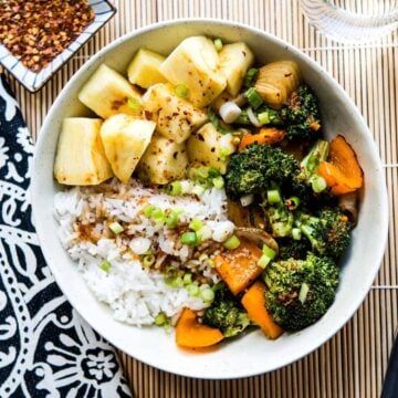 Rice Bowl Recipes, Veggie Bowl Recipe, Moms Recipes, Veggie Bowls, Teriyaki Bowl, Easy Green Smoothie, Rice Bowls Recipes, Biggest Loser, Bowl Recipes