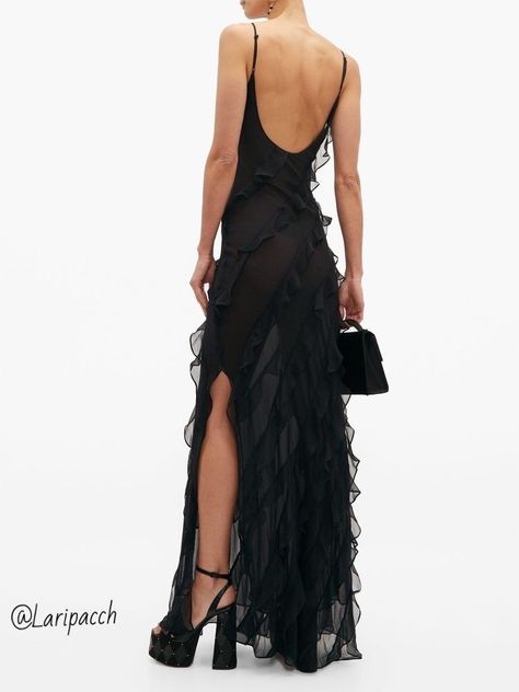 Rat And Boa, Dresses For Sale, Black Dress, Chiffon, Prom, Maxi Dress, For Sale, Dresses, Black