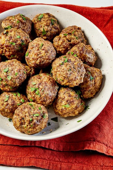 Italian Baked Meatballs Italian Meatball Recipes Baked, Italian Meatballs In Oven, Baked Meatballs Oven, Sicilian Meatballs Recipe, Oven Meatballs Recipe, Meatballs Oven, Sicilian Meatballs, Oven Meatballs, Baked Italian Meatballs