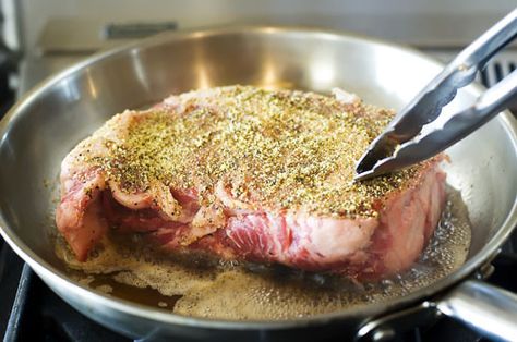 Pan fried rib eye steak / The Pioneer Woman, via Flickr Montreal Steak Seasoning Recipe, Season Steak Recipes, Ribeye Steak Recipes, Pioneer Woman Recipes, Ree Drummond, Steak Seasoning, Ribeye Steak, The Pioneer Woman, Seasoning Recipes