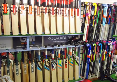 Mr Cricket Shop Stationery Store Design, Bat Display, Cricket Store, Sports Cricket, Cricket (sports), Cricket Wallpapers, Sports Camp, Sports Store, Cricket Bat