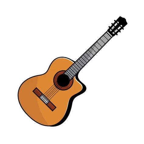 Guitar Royalty Free Vector Image - VectorStock Guitar Emoji, Guitar Png, Guitar Clipart, Guitar Illustration, Guitar Vector, Guitar Drawing, Guitar Photos, Music Wallpaper, Free Icon