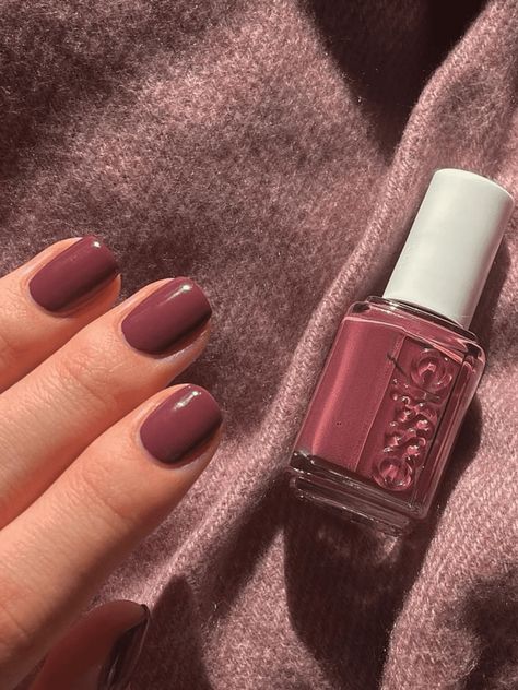 Berry Color Nail Polish, Essie Fall 2024, Essie Special Effects, Christmas Nail Polish Colors, Classy Nail Polish, Nail Colors Essie, Essie Eternal Optimist, Rose Nail Polish, Christmas Nail Polish