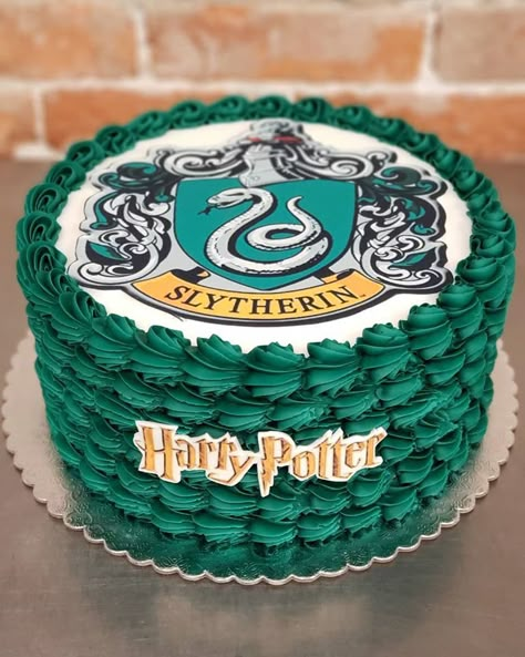 Slytherin Cake, Harry Potter Sweets, Harry Potter Cakes, Harry Potter Theme Birthday, Harry Potter Birthday Cake, Cumpleaños Harry Potter, Harry Potter Accessories, Harry Potter Bday, Dobby Harry Potter