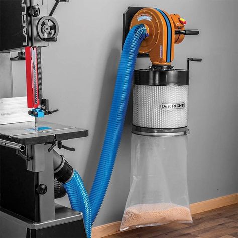 Officine In Garage, Shop Dust Collection, Dust Collection System, Shop Vacuum, Rockler Woodworking, Workbench Plans, Shop Vac, Garage Tools, Dust Collector