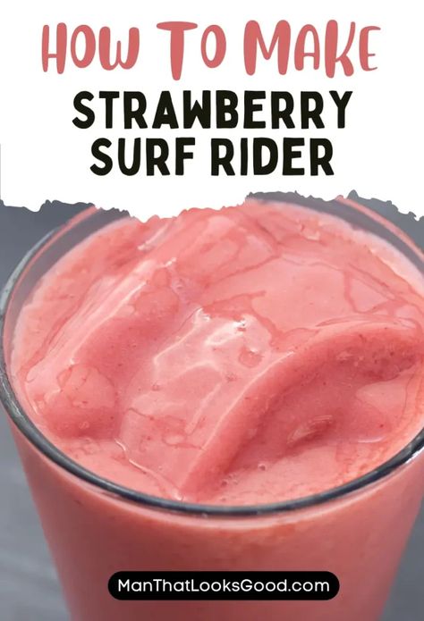 Strawberry Surf Rider Recipe Watermelon Breeze, Strawberries And Peaches, Jamba Juice Recipes, Jamba Juice Smoothies, Lime Lemonade, Coconut Sorbet, Lime Sherbet, Healthy Fruit Smoothies, Smoothie Recipes Strawberry