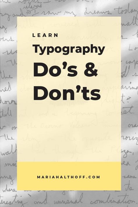 Typography Do's and Dont's | design tips, learn graphic design, font pairs Font Psychology, Typography Rules, Best Fonts For Logos, Logo Motion, Logo Youtube, Business Fonts, Logo Instagram, Trendy Fonts, Logo Luxury