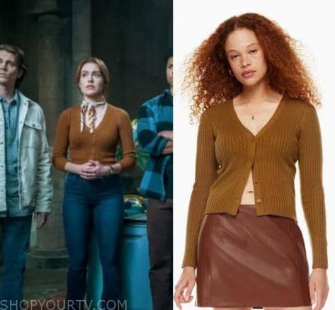 Cw Nancy Drew Outfits, Nancy Drew Cw Outfits, Nancy Drew Outfits, Nancy Drew Outfits Cw, Nancy Drew Aesthetic Cw, Nancy Drew Costume, Nancy Drew Style, Nancy Drew Show, Orange Cardigan