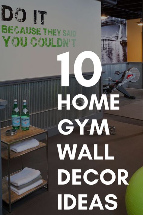 Workout Room Colors, Home Gym Ideas Small Garage, Workout Room Design, Home Gym Wall Decor, Cheap Home Gym, Home Gym Wall, Workout Room Decor, Home Gym Basement, Home Gym Ideas