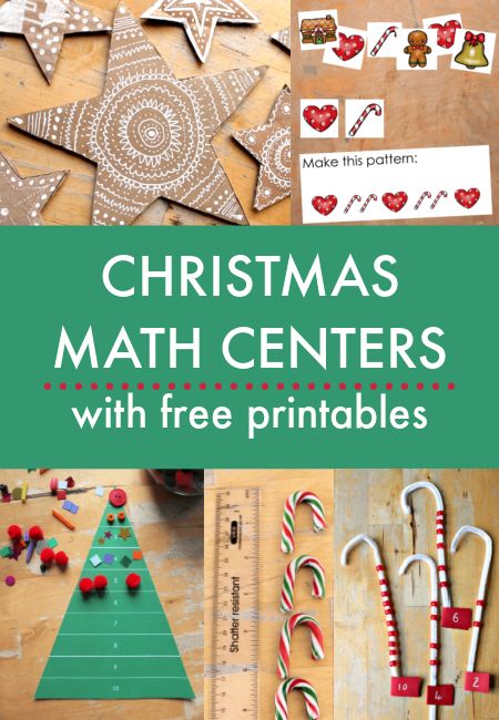 Christmas math centers and free printables - NurtureStore Christmas Math Centers, December Math, Free Math Printables, December Kindergarten, Christmas Math Activities, Christmas Addition, Math Activities Elementary, Kindergarten Math Activities, Math Lesson Plans