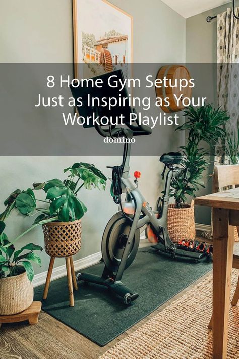 Small Workout Corner In Bedroom, Home Gym Extra Bedroom, Home Gym Corner Spaces, Zen Home Gym Workout Rooms, Gym In Room Ideas, Small Office Gym Combo Ideas, Exercise Area In Living Room, Exercise Area In Bedroom Master Suite, Spare Bedroom Exercise Room