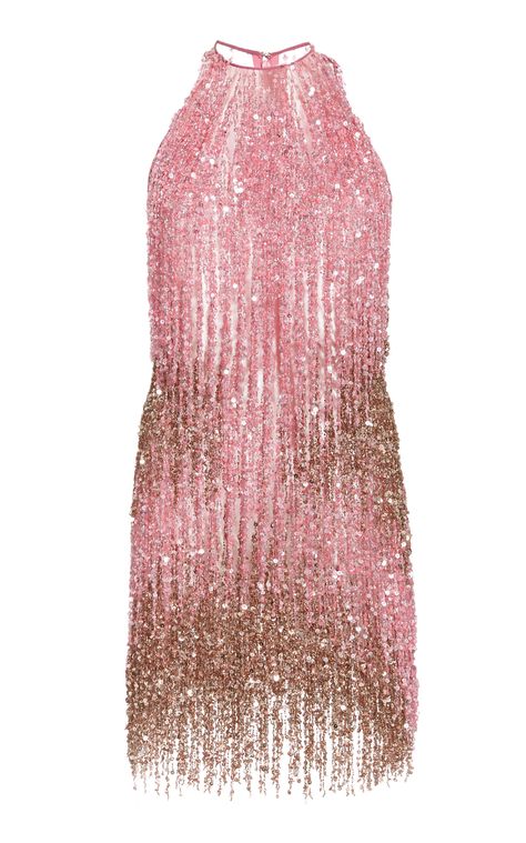 Beaded Fringe Dress by NAEEM KHAN for Preorder on Moda Operandi Moda Operandi Dress, Dream Costume, Beaded Fringe Dress, Wedding Party Outfits, Afternoon Dress, Gold Sequin Dress, Naeem Khan, Fame Dr, Fringe Dress