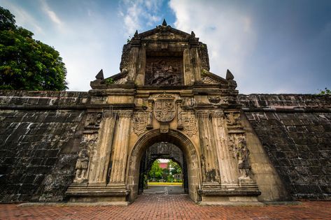 Entrance to Fort Santiago, in Intramuros, Manila, The Philippine. S #Sponsored , #sponsored, #paid, #Fort, #Philippine, #Manila, #Entrance Luzon Philippines, Fort Santiago, Rizal Park, Philippines Cities, Spanish Conquistador, Global City, Walled City, Manila Philippines, Tourist Spots