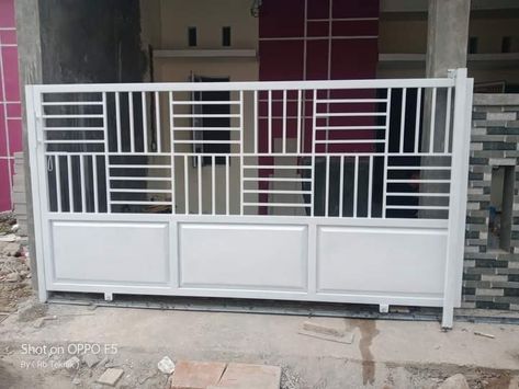 Teralis Pintu, Teralis Jendela, Fabrikasi Logam, Railing Tangga, Window Grill Design Modern, Folding Gate, House Main Door, Gate Wall Design, House Main Door Design