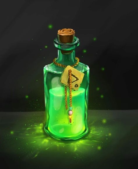 Potions Aesthetic, Apothecary Shop, Fantasy Items, Witch Potion, Bottle Drawing, Magic Bottles, Art Games, Art Elements, Art Help