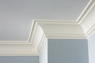 My favorite Crown Molding  - simple and elegant  plus paint color is dead on Molding Ideas, False Ceiling Living Room, Dark Living Rooms, Crown Moulding, Interior Painting, Interior Paint Colors, False Ceiling Design, Crown Molding, False Ceiling