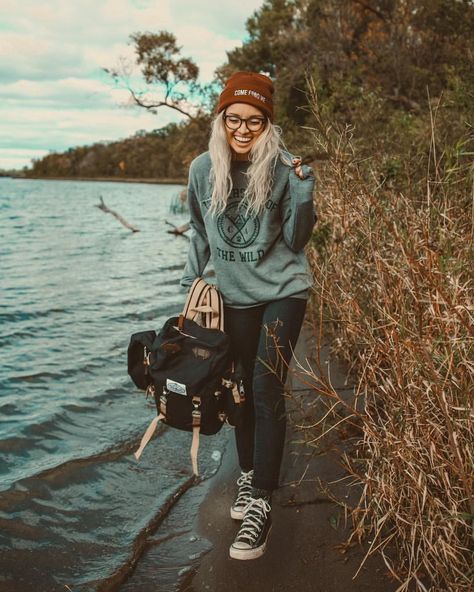 Plad Outfits, Hipster Girl Outfits, Wander Outfit, Winter Hipster, Estilo Hipster, Mode Hippie, Hipster Girls, Hipster Outfits, Camping Outfits