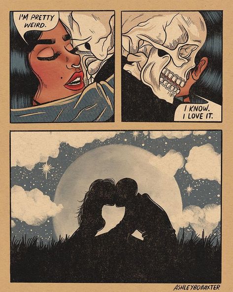 𝙰𝚜𝚑𝚕𝚎𝚢 𝙱𝚊𝚡𝚝𝚎𝚛 (@ashleybobaxter) • Instagram photos and videos Art Pop, Romantic Art, Vintage Comics, Dark Art, Love Art, Aesthetic Art, True Love, Art Inspo, Beautiful Art