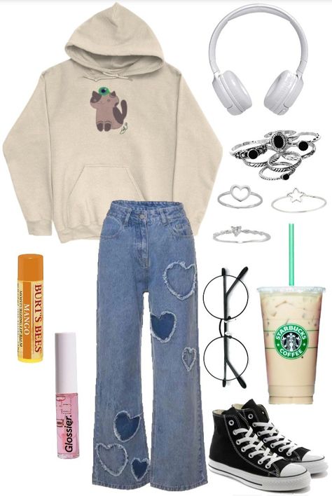 Outfits To Wear At The Movies, What To Wear To Starbucks, Harry Potter Casual Outfits, Outfits For Harry Potter Dr, Harry Potter Outfit Ideas Casual, Cute Harry Potter Outfits For Universal, Hogwarts Aesthetic Outfits Gryffindor, Essentials Outfit, Korean Casual Outfits