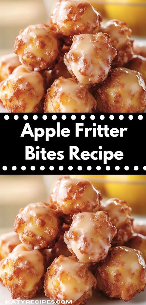 Looking for a delightful treat? These Apple Fritter Bites are the perfect dessert idea for any occasion. With their sweet, cinnamon-infused flavor and easy preparation, they’re sure to become a family favorite. Recipes For Apples, Apple Fritter Bites, Fritter Bites, Easy Apple Fritters Recipe, Apple Fritters Recipe, Baked Apple Fritters, Cinnamon Glaze, Mini Dessert Recipes, Apple Desserts Easy