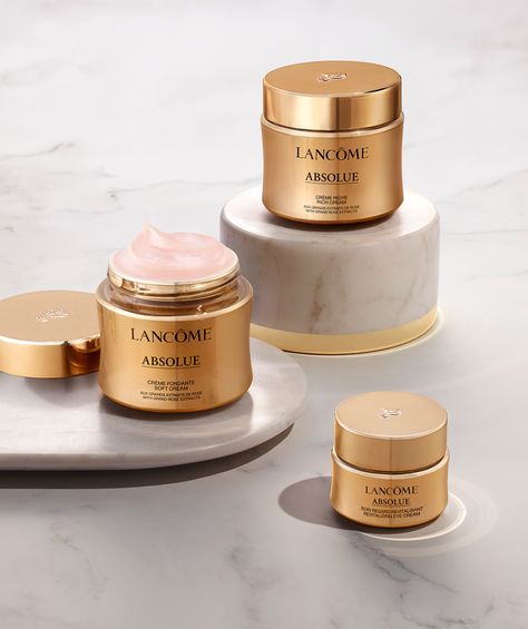 Lancome - King Management Agency Lancome Absolue, Lancome Paris, Cosmetic Packaging Design, Rose Extract, Cosmetics Photography, Luxury Cosmetics, Prop Stylist, Still Life Photographers, Photography Beauty