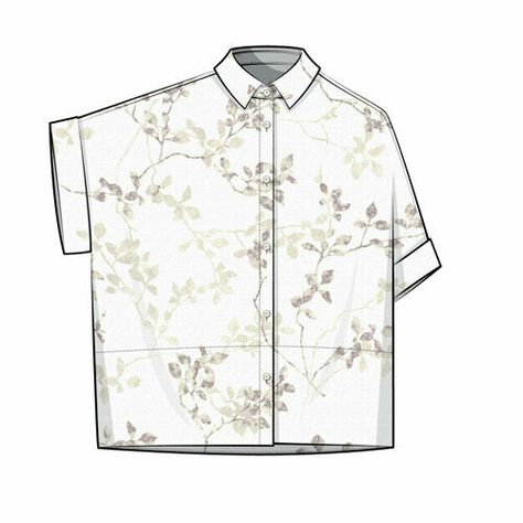 T Shirt Pattern Sewing, T-shirt Pattern, Patchwork Shirt Sewing Pattern, Mens Shirt Pattern Sewing, Shirt Patterns Sewing, Easy Shirt Patterns For Women, Camp Shirt Sewing Pattern, Cotton Shirt Pattern, Button Up Shirt Pattern Sewing