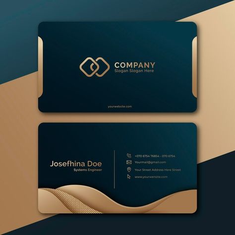 Space Cocktails, Painter Logo, Corporate Business Card Design, Foil Business Cards, Watercolor Business Cards, Vector Gradient, Vertical Business Cards, Gold Business Card, Modern Business Cards Design