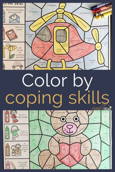 Kids Coping Skills, Coping Skills Activities, Calming Strategies, Counseling Lessons, Guidance Lessons, Elementary Counseling, Social Skills Activities, Elementary School Counseling, School Social Work