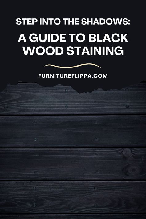 Step into the shadows of black wood staining with this comprehensive guide. Discover the step-by-step process for achieving rich, dark tones on wood surfaces. From selecting the right stain to applying the finish, learn the techniques for creating captivating black finishes that elevate your woodworking projects to new heights. Black Stained Front Porch, Black Stained Wood Furniture, Black Stained Deck, Staining Cedar Wood, Mahogany Wood Stain, Stain Furniture, Staining Wood Floors, Refinish Wood Furniture, Black Stained Wood