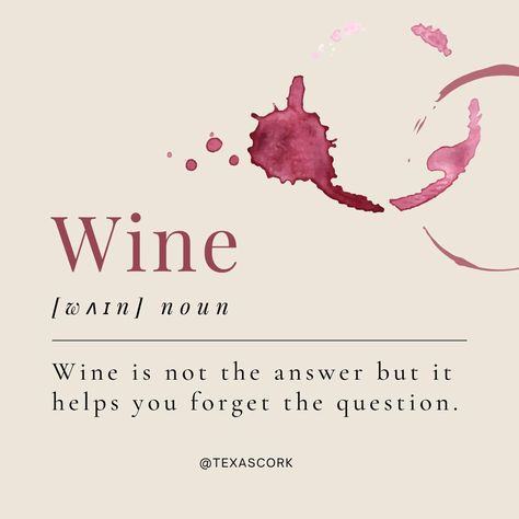 In case you need to forget any questions today 😉 Happy wine Wednesday 🍷 #winoforever #winewednesday # #winewednesdayvibes #winelovers Wine Wednesday, Wine Lovers, Wine, Drinks, Quick Saves