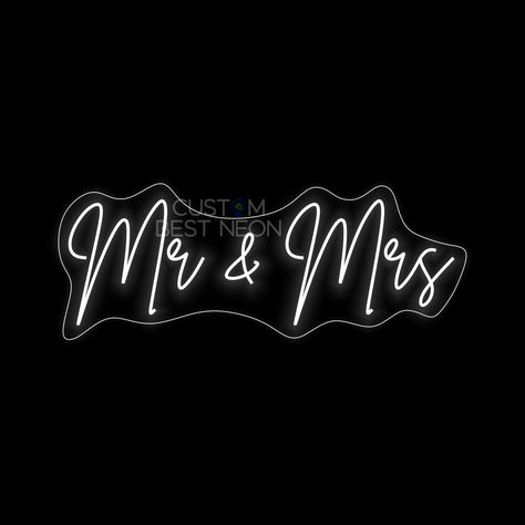 Mr & Mrs | Neon Sign, Custom Wedding Signs, Wedding Entrance, Signs For Wedding, Modern Wedding Decor, Wedding Bar Sign, Reception Sign by CustomBestDecor on Etsy Just Married Neon Sign, Sweetheart Table Wedding Neon Sign, Mr And Mrs Acrylic Sign, Light Up Mr And Mrs Sign, Entrance Signs, Mr And Mrs Led Sign, Signs For Wedding, Wedding Entrance Sign, Reception Sign