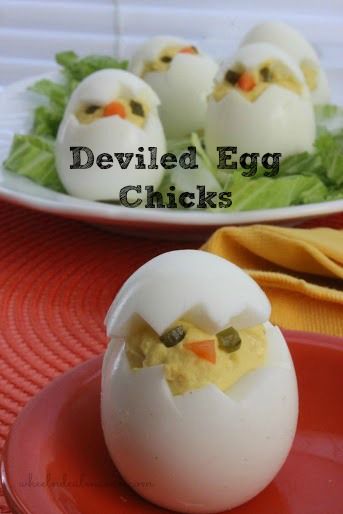 Deviled Egg Chicks; Make Fun Deviled Eggs for Easter Chick Deviled Eggs Recipe, Deviled Egg Chicks, Cooking Fails, Easter Appetizers, Easter Gathering, Easter Food, Deviled Eggs Recipe, Deviled Egg, Boiled Egg