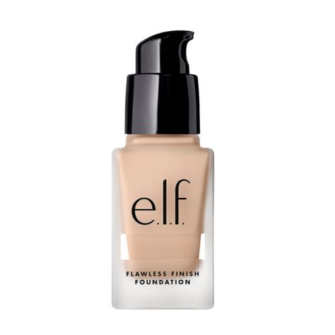 Elf Makeup Foundation, E.l.f. Makeup, Prom Essentials, Elf Foundation, Foundation Bottle, Makeup Products Sephora, Best Drugstore Foundation, Foundation Swatches, The Best Foundation