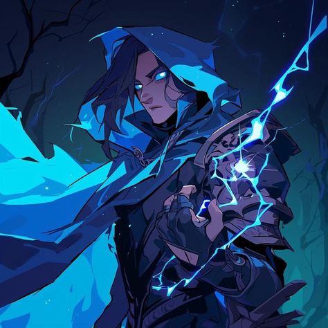 Dnd Storm Sorcerer, Sky Pirate Character Design, Lightning Genasi, Air Genasi Wizard, Storm Sorcerer Dnd, Lightning Character Design, Lightning Sorcerer, Sorcerer Character Design, Lightning Wizard