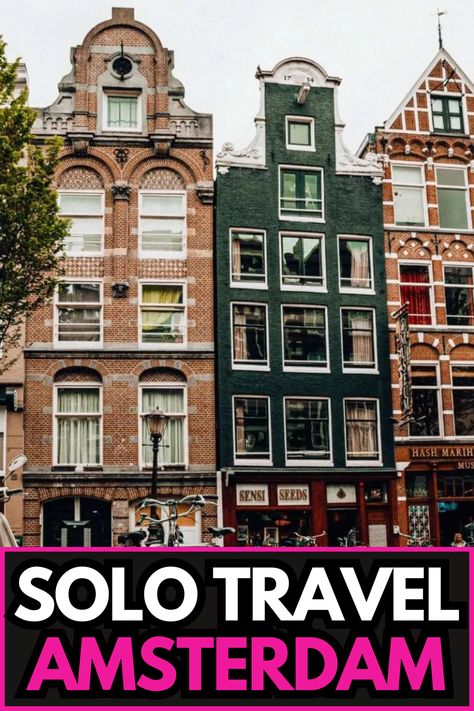 Discover my insights for solo travel in Amsterdam. I share tips on navigating the city’s attractions, finding local hotspots, and making the most of my time in this vibrant Dutch capital. Trip To Amsterdam, Amsterdam Bucket List, Travel Amsterdam, Road Trip Europe, European Cities, Solo Trip, Amsterdam Travel, Europe Travel Tips, Travel Alone