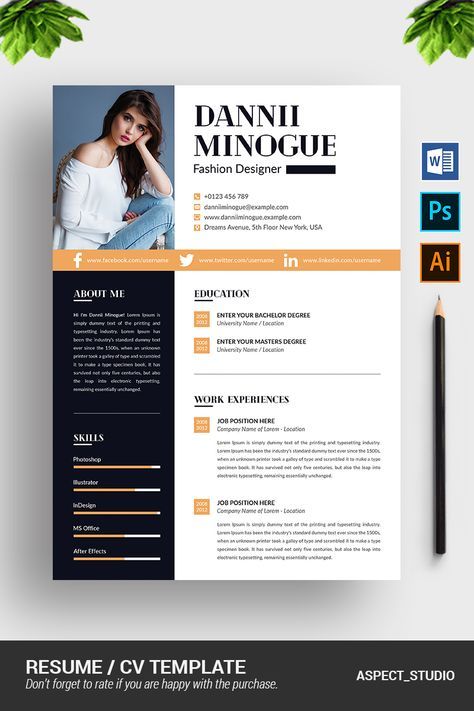 Modern Cv Template Free, Fashion Designer Resume, Cv Profile, Cv Sample, Best Cv, Visual Resume, Cv Inspiration, Graphic Design Cv, Cv Writing