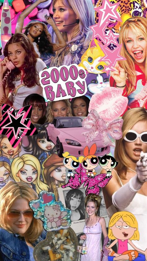 #2000s #y2k #vibes 2000s Vibes Wallpaper, Y2k Collage, 2000 Vibes, Early 2000s Aesthetic, 2000s Baby, 00s Nostalgia, Y2k Bratz, Aesthetic 2000s, Soft Grunge Aesthetic